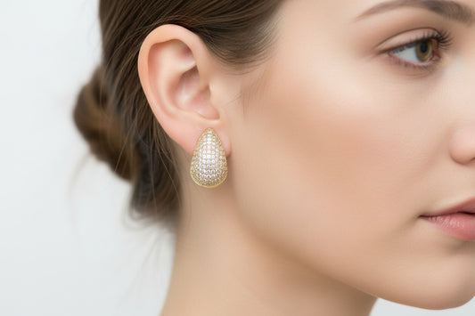 Boucles d'oreilles J forme L