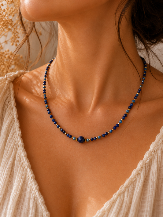 Collier Création en Lapis Lazulis