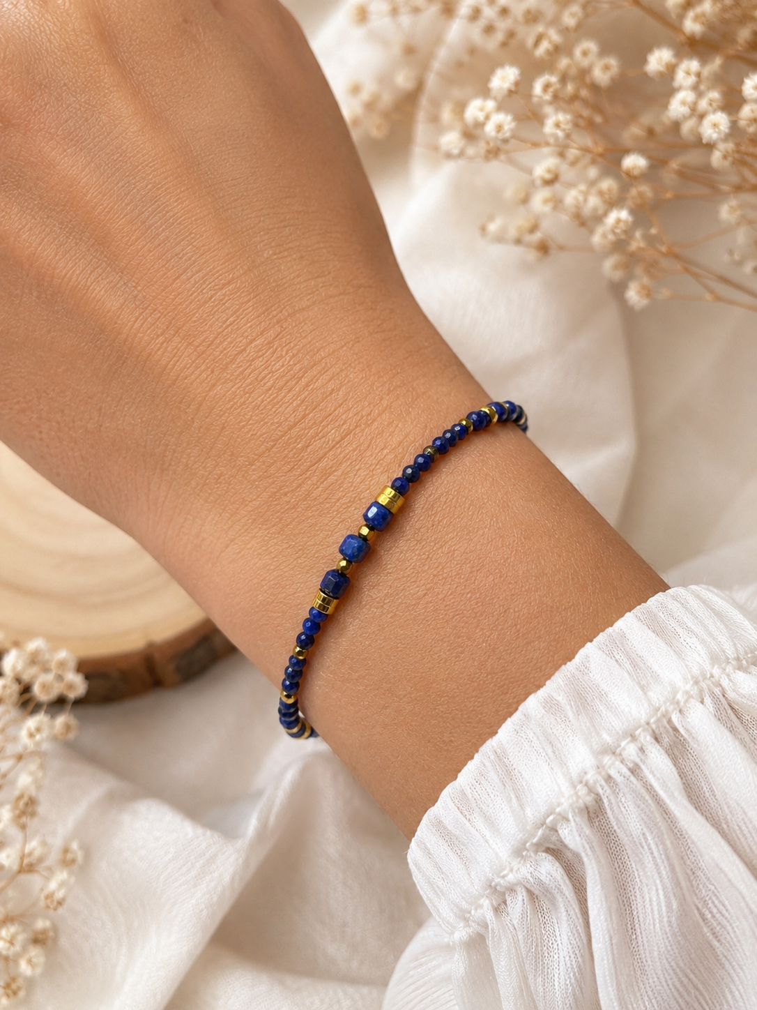 Bracelet Création en lapis lazulis