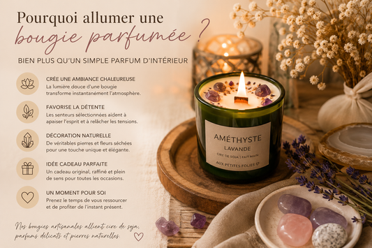 Pourquoi les bougies parfumées séduisent autant ? Découvrez leurs bienfaits au quotidien