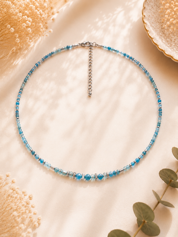 Collier Création Apatite