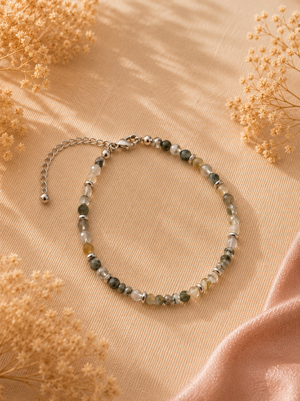 Bracelet Création Quartz Vert