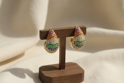 Boucles d'oreilles J forme L