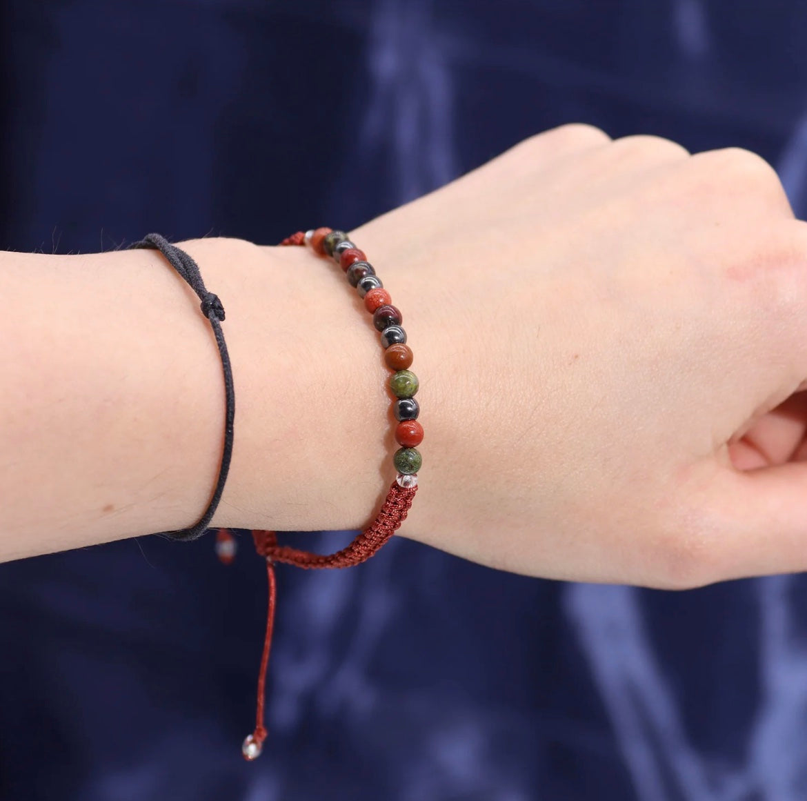 Bougie de Cristal du Zodiaque avec Bracelet de Pierres Précieuses - Bélier