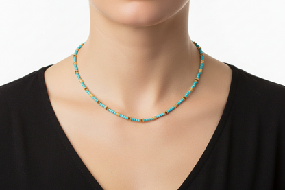 Collier agate rose