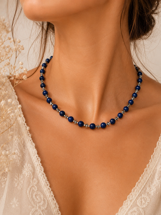 Collier créeation Lapis Lazulis
