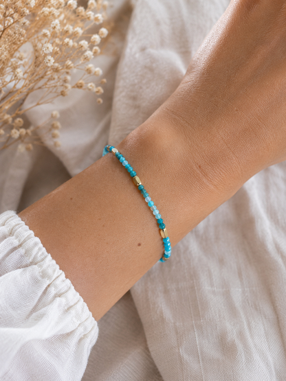 Bracelet création en apatite