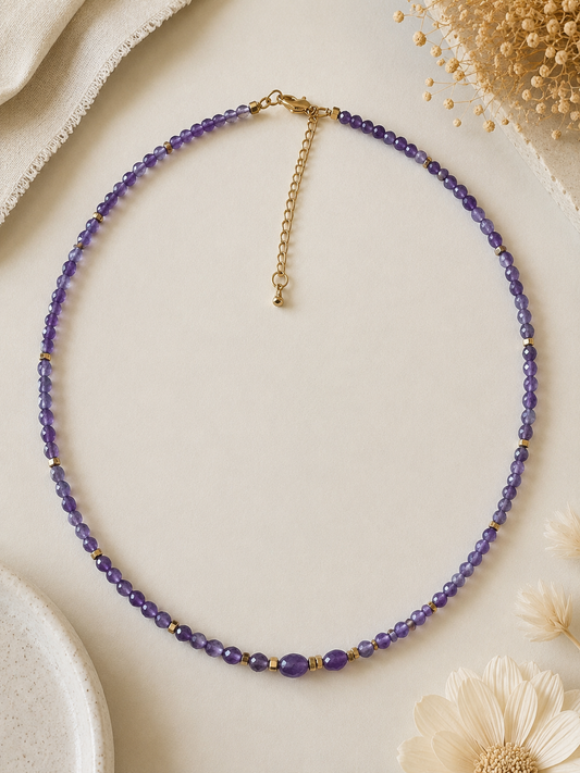 Collier Améthyste – Harmonie & Apaisement
