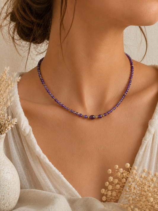 Collier Améthyste – Harmonie & Apaisement
