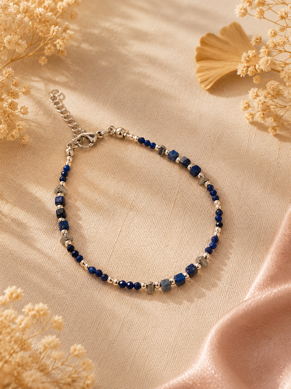 Bracelet création en Lapis Lazuli