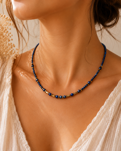 Collier Création en Lapis Lazulis