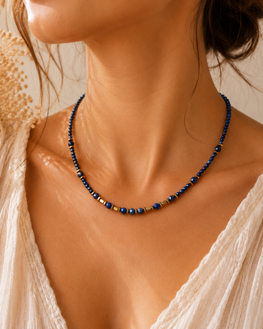 Collier Création en Lapis Lazulis