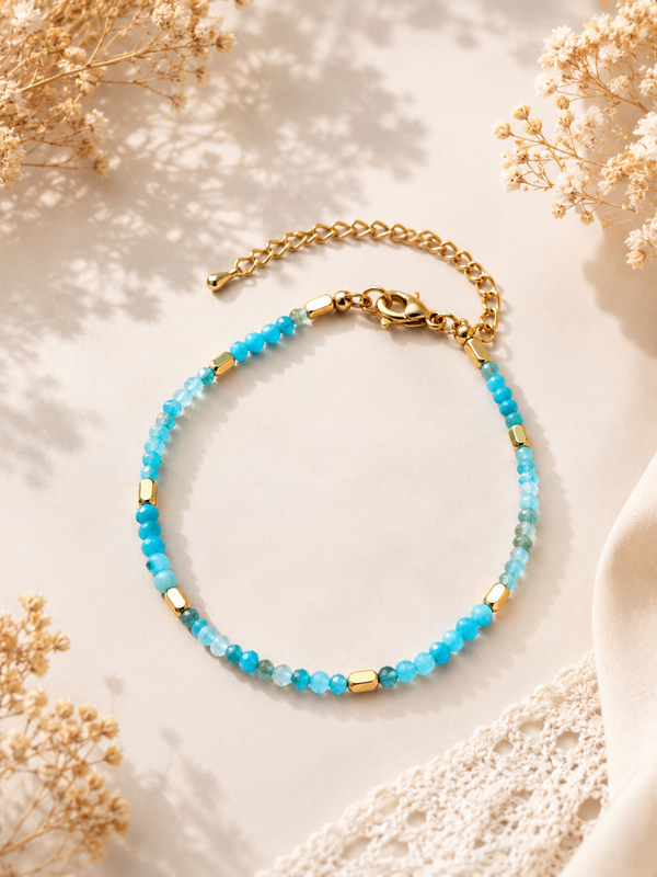 Bracelet création en apatite