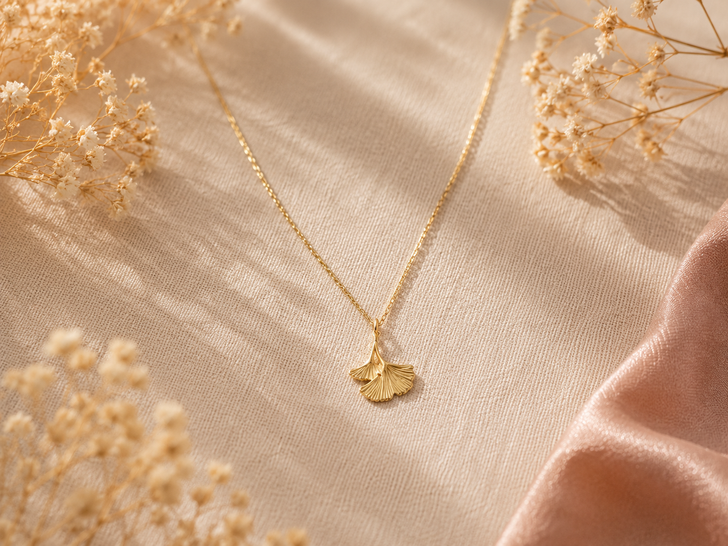Boucles d'oreilles Gingko