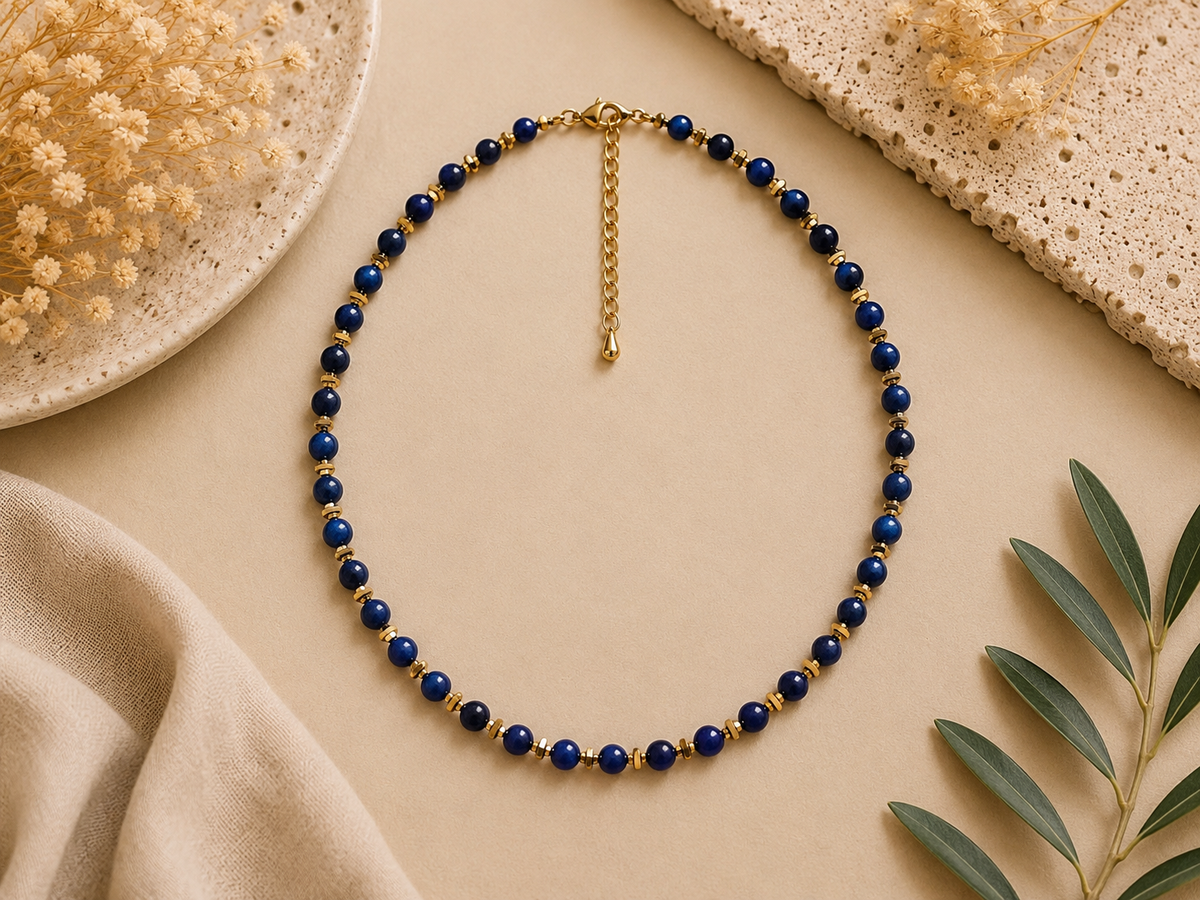 Collier créeation Lapis Lazulis
