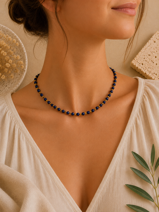Collier créeation Lapis Lazulis