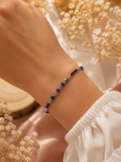 Bracelet création en Lapis Lazuli