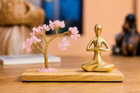 Jardin Zen Quartz Rose & Méditation