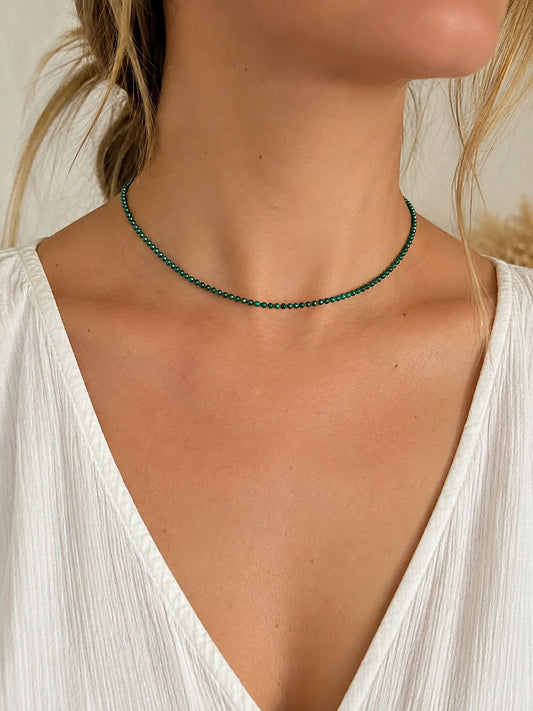 Collier Malachite Fine C.B