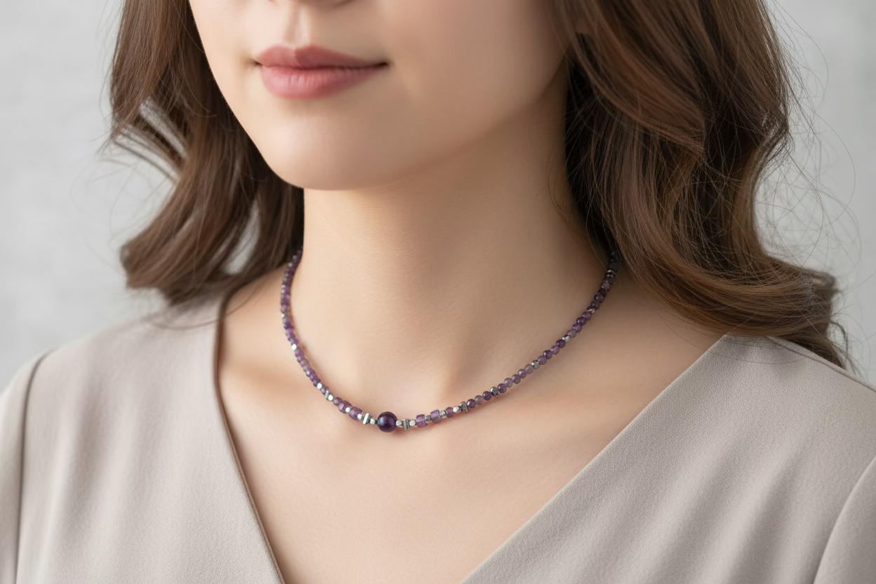 ✨Collier Améthyste Joy