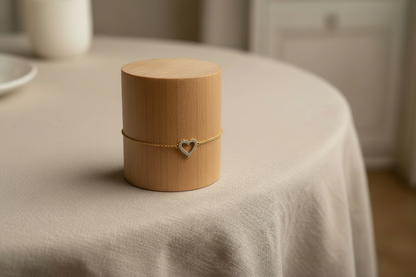 Bracelet cœur strass