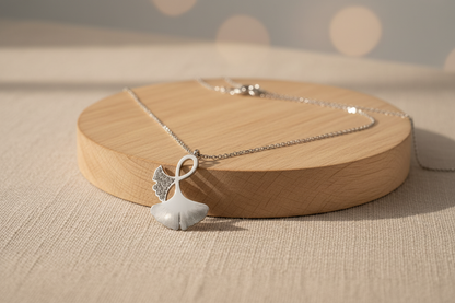 Collier Gingko " Éclat"