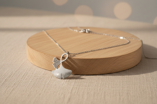 Collier Gingko " Éclat"