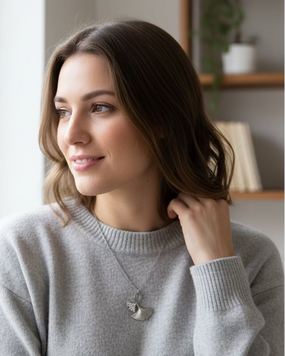 Collier Gingko " Éclat"