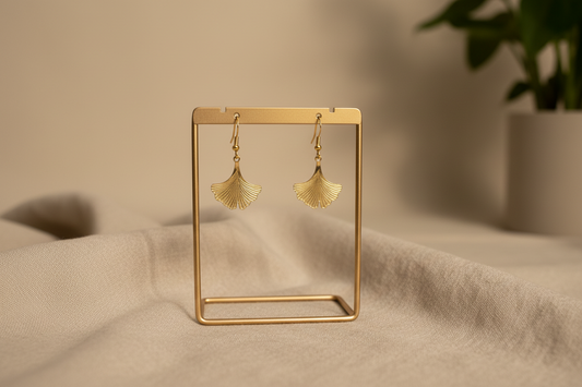 Boucle d'oreille Gingko