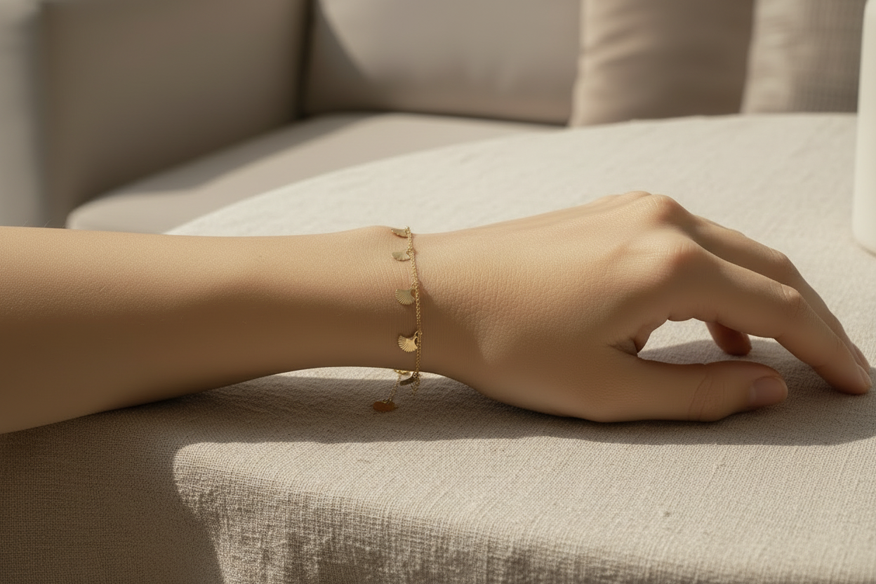 Boucles d'oreilles Gingko