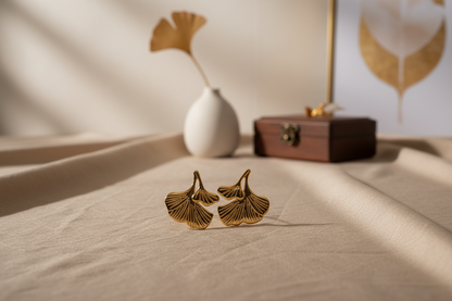 Boucles d'oreilles Gingko