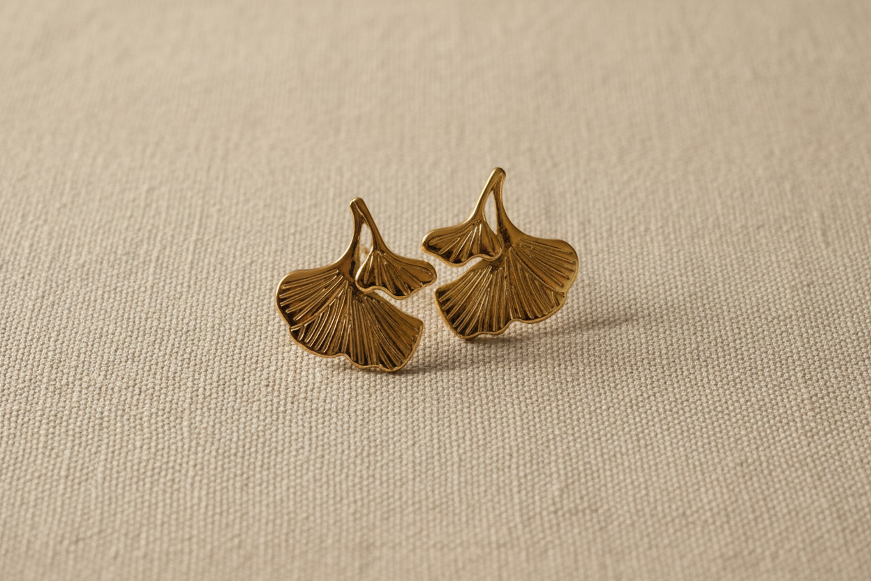 Bracelet Gingko dorée