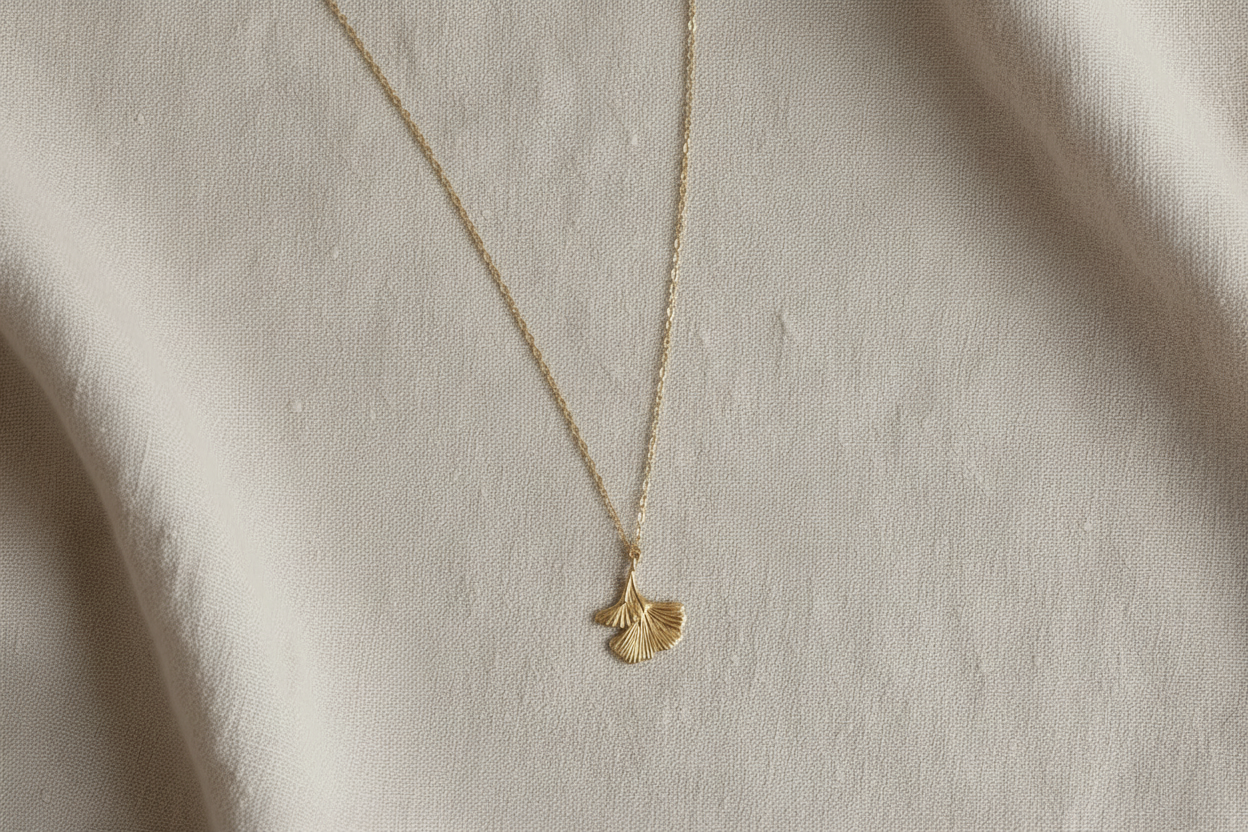 Boucles d'oreilles Gingko